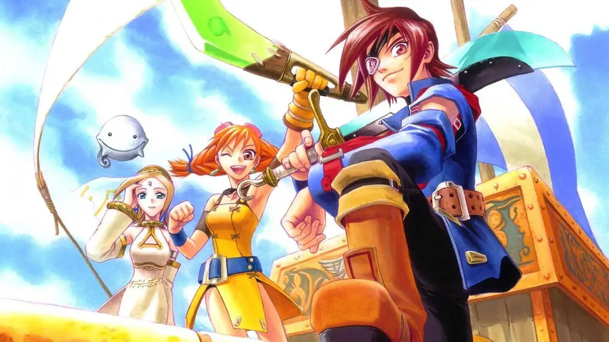 Skies of Arcadia Legends key art Nintendo GameCube