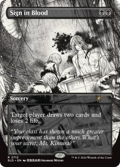 Sign in Blood mTG card.