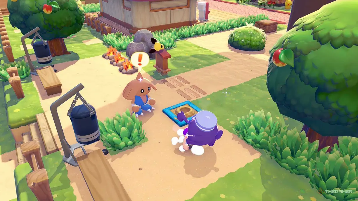 Ditto turning back into Ditto in Pokemon Pokopia.