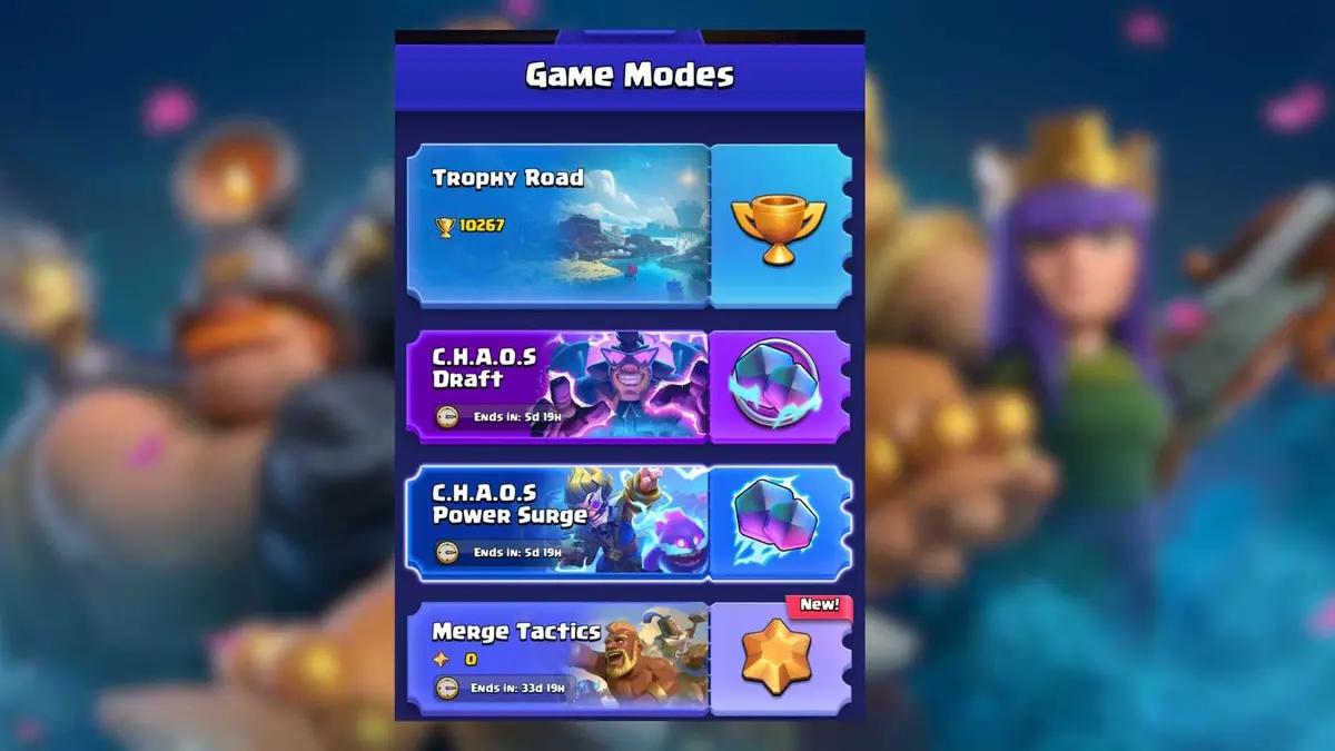 chaos power surge decks clash royale