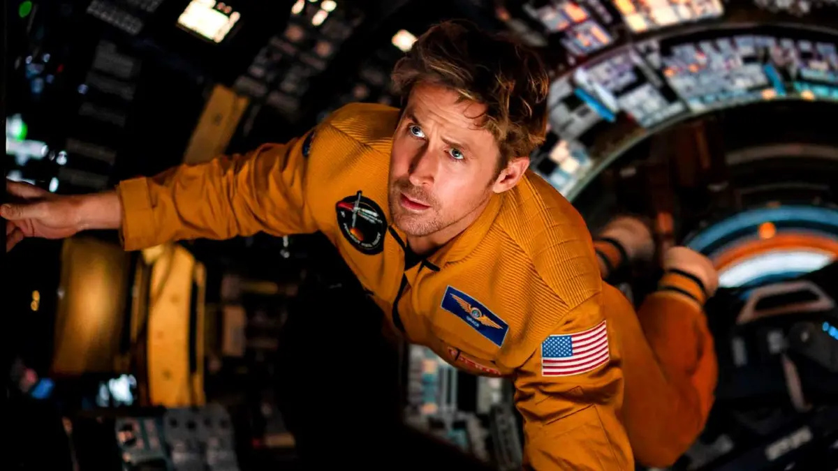 Ryan Gosling's Ryland Grace is moving through space in Project Hail Mary