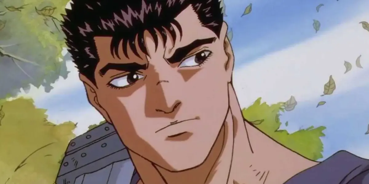 picture: guts in 1997 berserk anime.