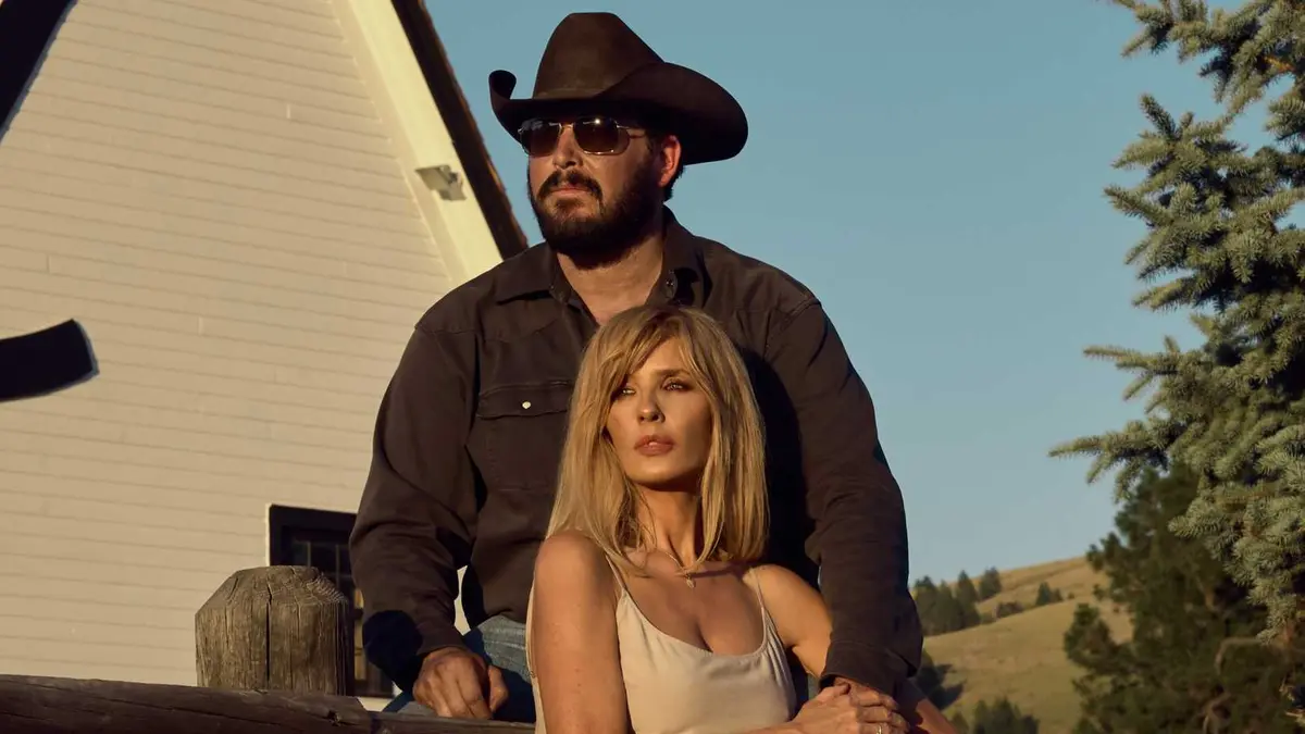 Rip Wheeler (Cole Hauser) and Beth Dutton (Kelly Reilly) in Yellowstone
