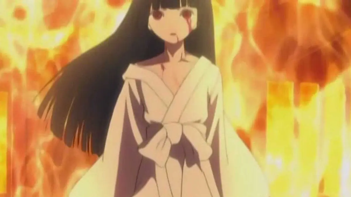 Ai Enma Returns From The Grave In Hell Girl.