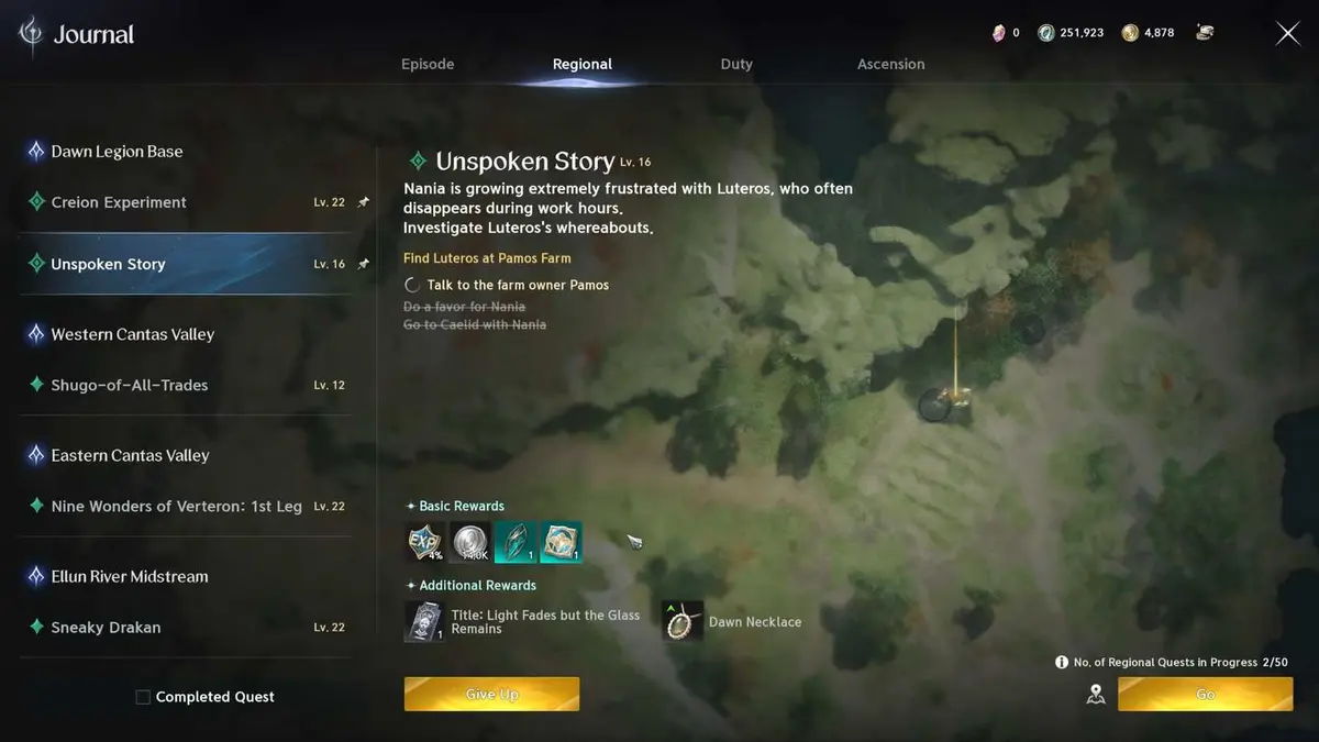 Complete Side Missions Before Level 45 aion 2