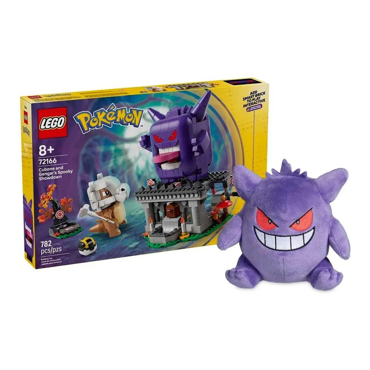 Gengar LEGO Pokémon SMART Play & Sitting Cuties Plush Bundle