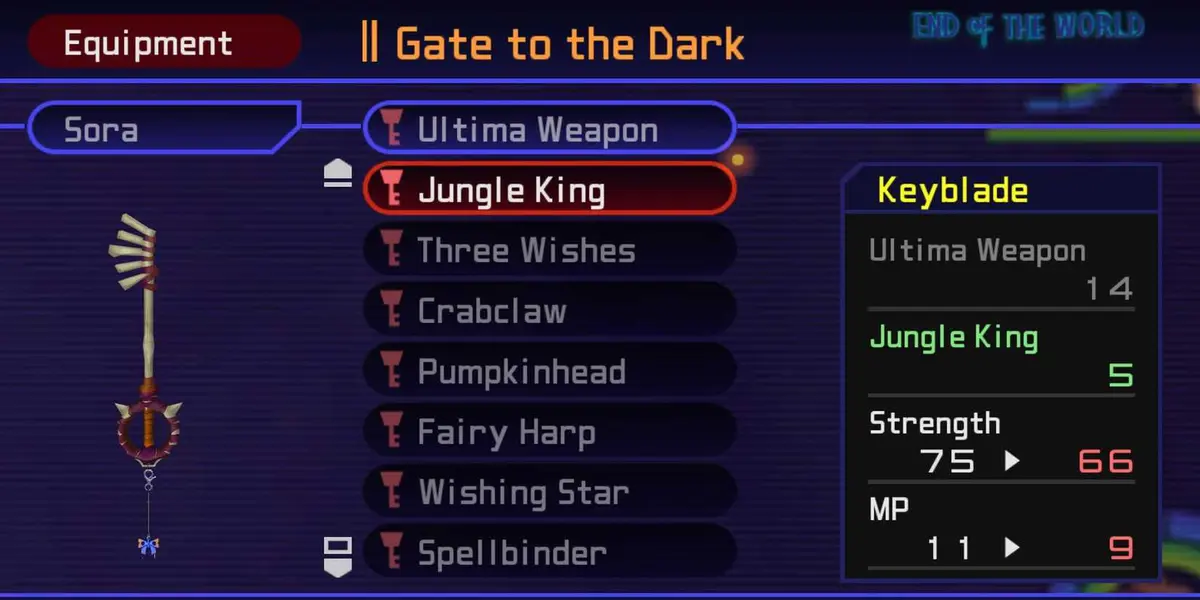 The Jungle King in Kingdom Hearts