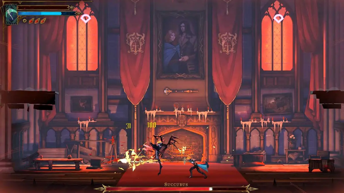 the temptress location in Castlevania Belmont's Curse-2