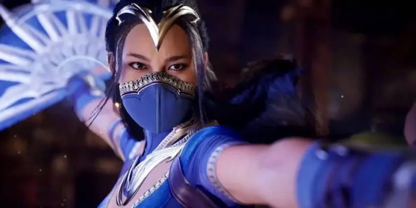 Kitana's fight intro in Mortal Kombat 1