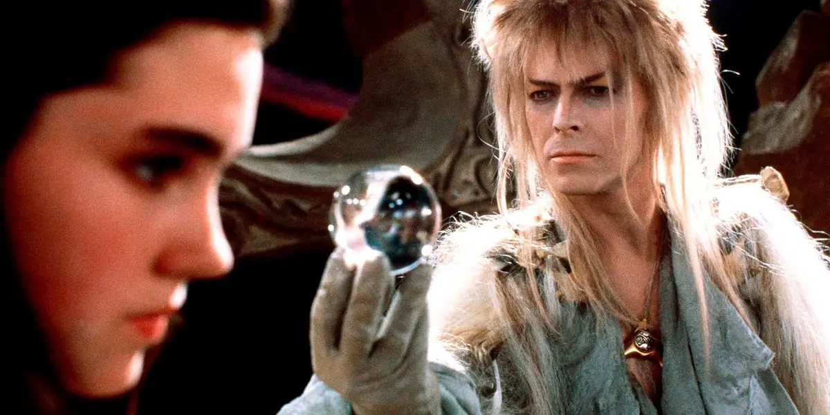 Sarah and Jareth from the film Labyrinth.