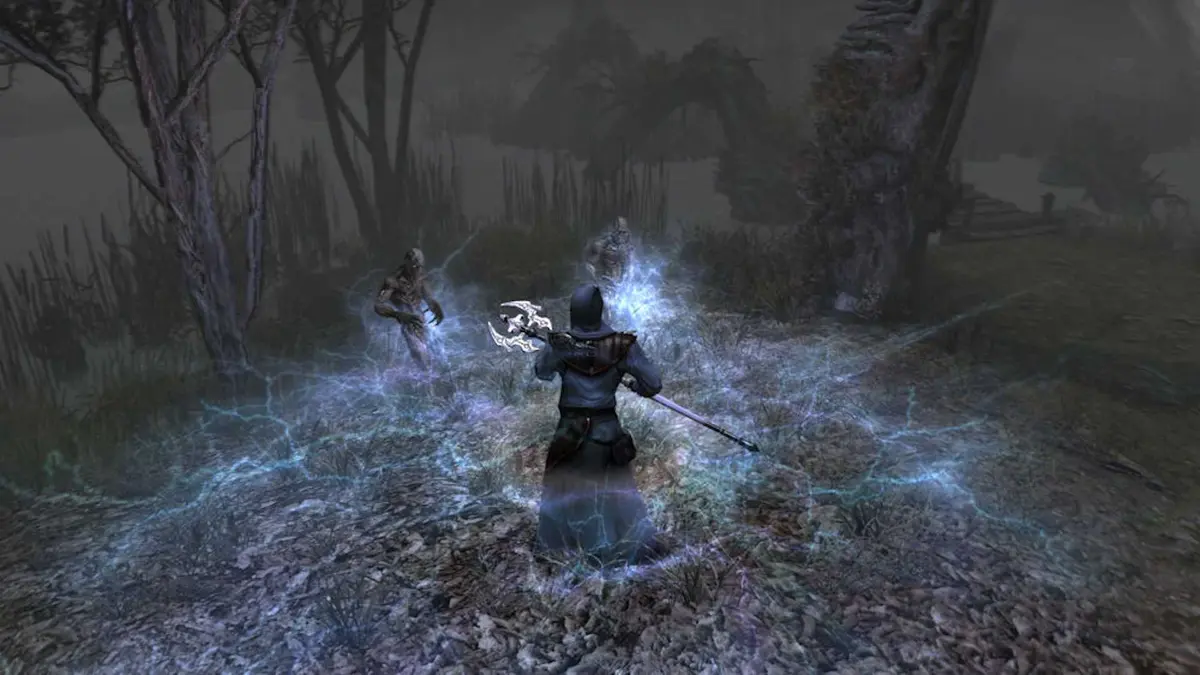 Casting magic in Two Worlds Two