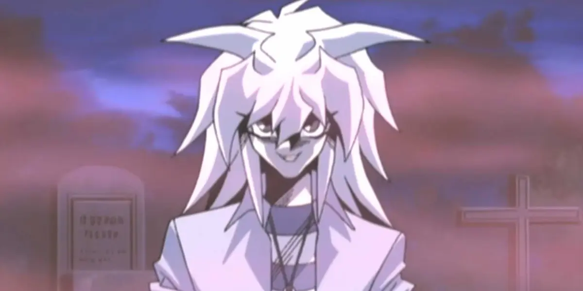 Bakura mocks Bonz during their duel
