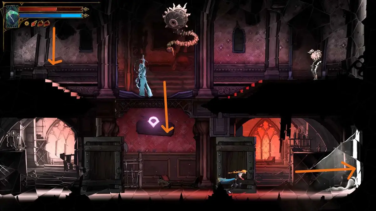 how to navigate hall of mirrors guide 22 in Castlevania Belmont's Curse