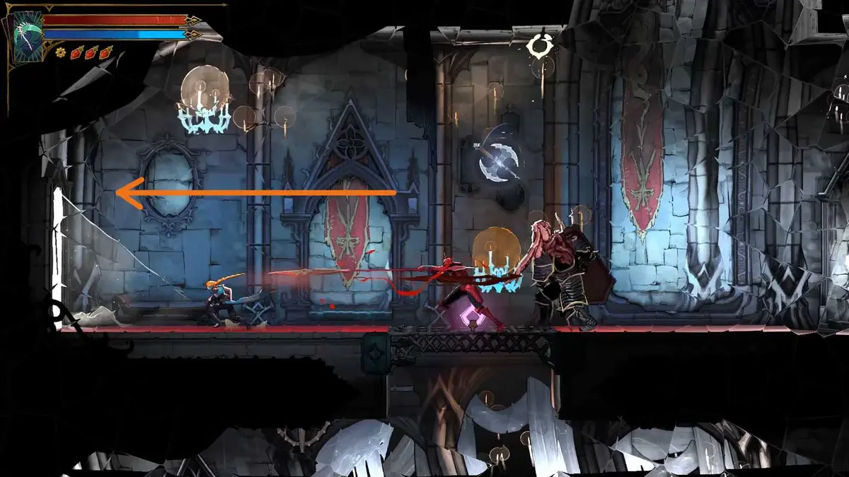 how to navigate hall of mirrors guide 5 in Castlevania Belmont's Curse