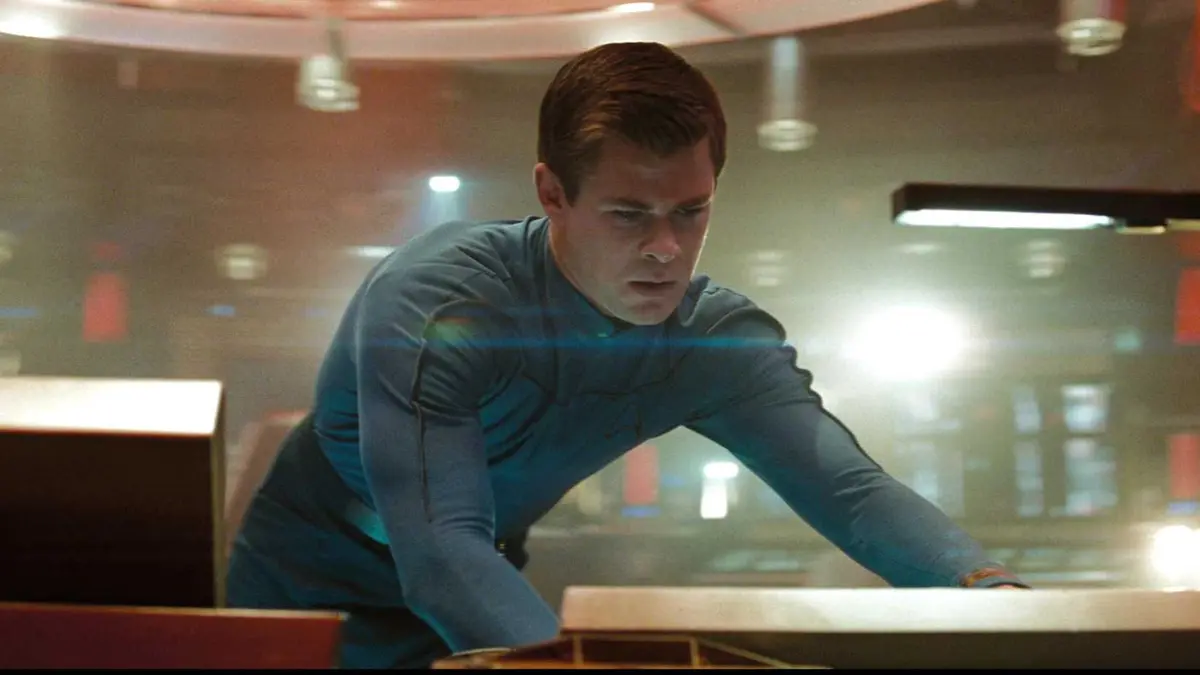 Chris Hemsworth as Lt. George Kirk in Star Trek
