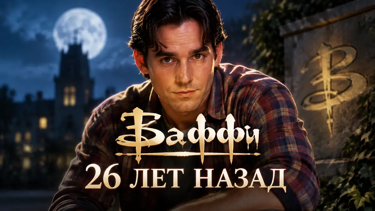 Ксандер Харрис на постере культового сериала Баффи истребительница вампиров