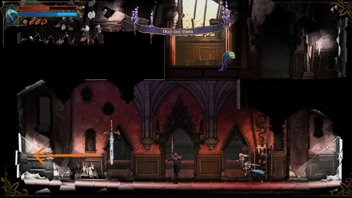 how to navigate hall of mirrors guide 16 in Castlevania Belmont's Curse