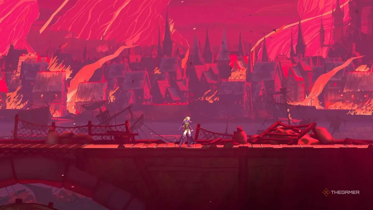 Rose wearing the Sonia Style Costume skin in Castlevania: Belmont's Curse.