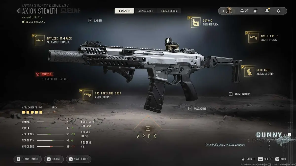 COD MW4 Axion CQB build