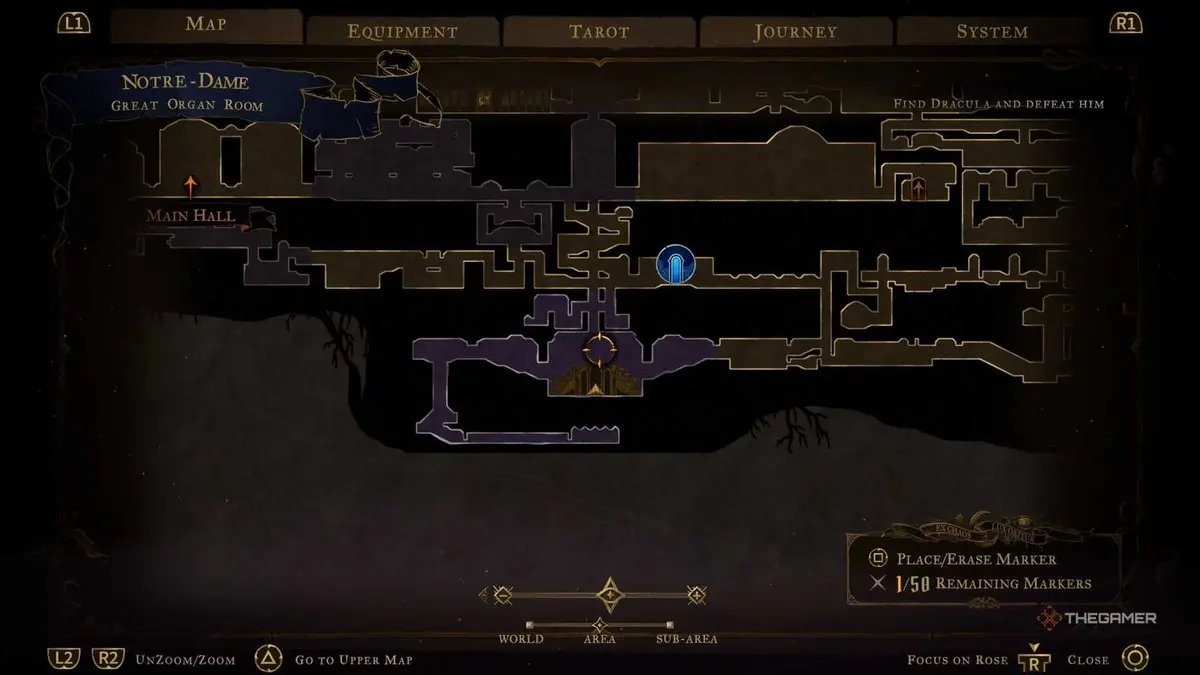 The location of the War and Famine weapon in Castlevania Belmont’s Curse.