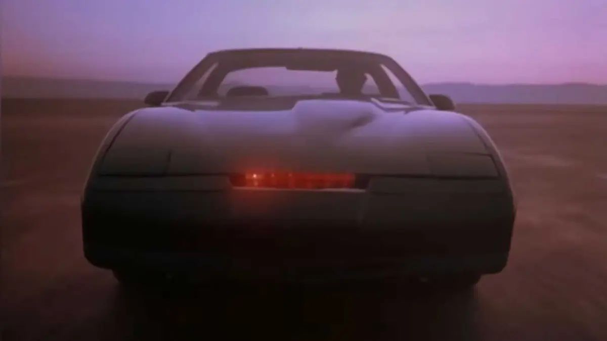 KITT in the Knight Rider intro
