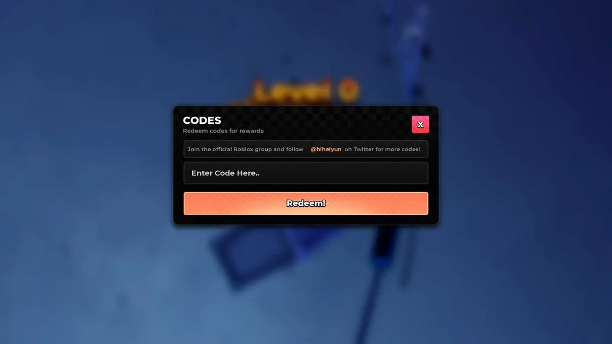 Anime Zero the codes tab