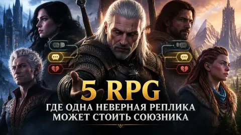 5 RPG, где одна неверная реплика может стоить союзника