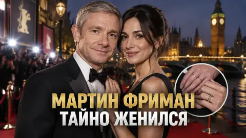 Мартин Фриман тайно женился на продюсере Рэйчел Бенаисса