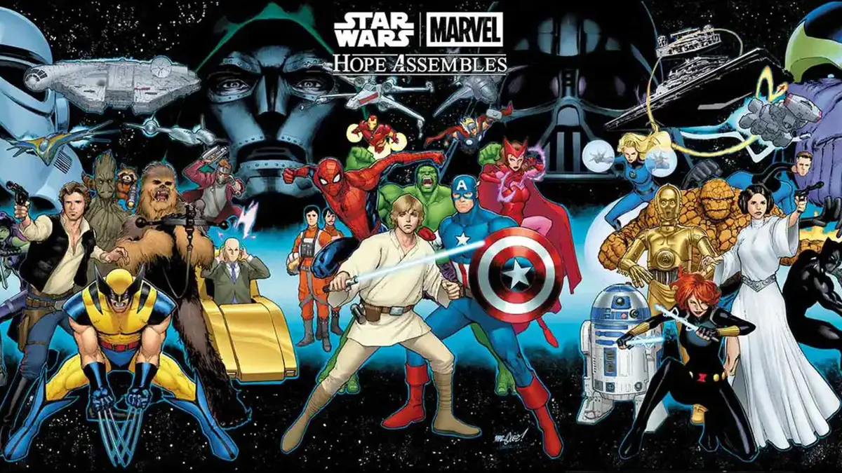 Star Wars Marvel Hope Assembles connecting covers header