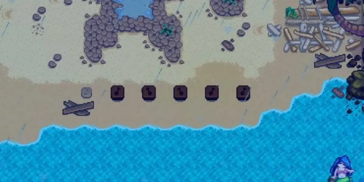 Stardew Valley Ginger Island Mermaid Golden Walnut Location