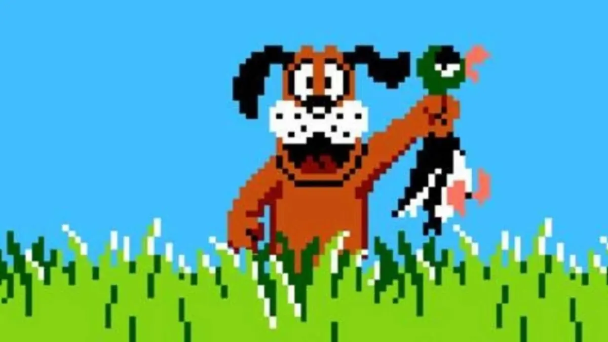 Duck Hunt NES gameplay