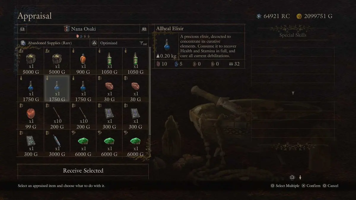 abandoned spoils loot in dd2 dark arisen