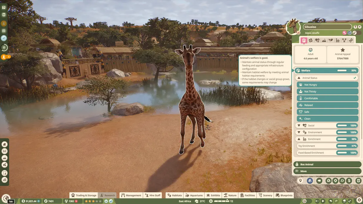 check animal welfare planet zoo 2