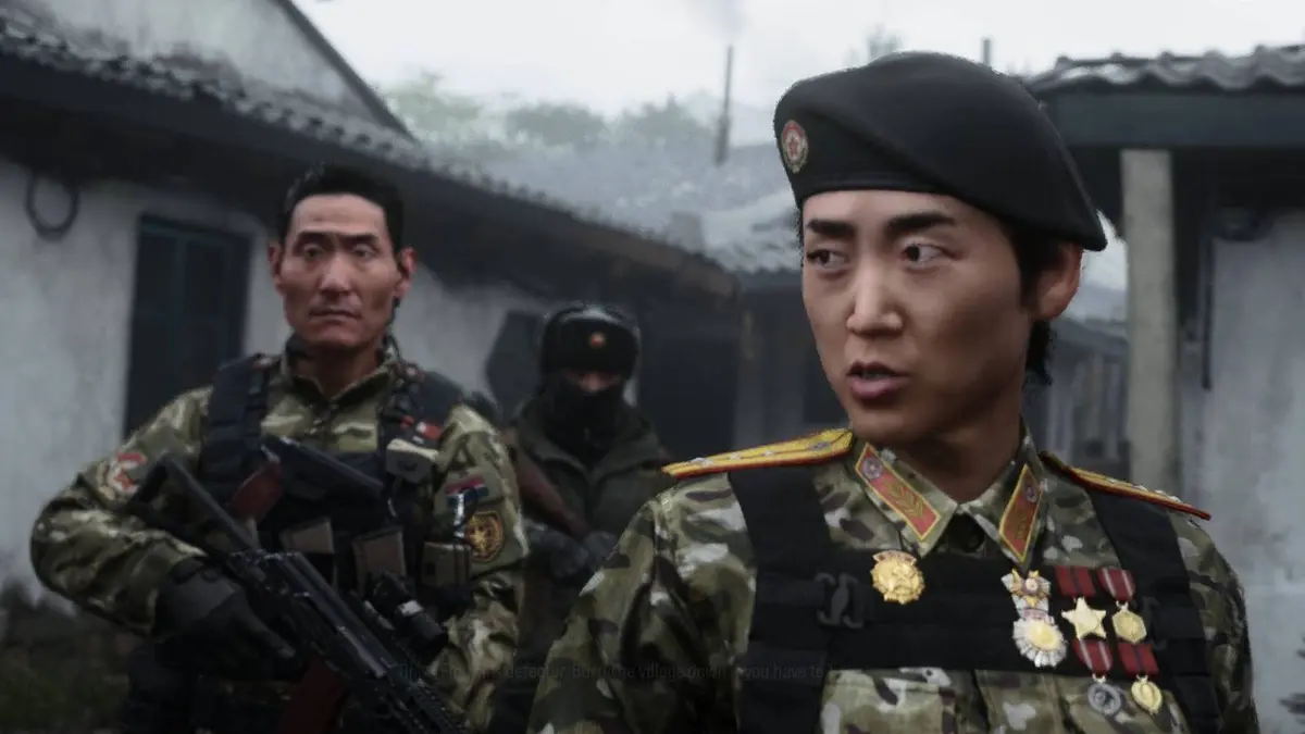 The commander and Ko at the start of the