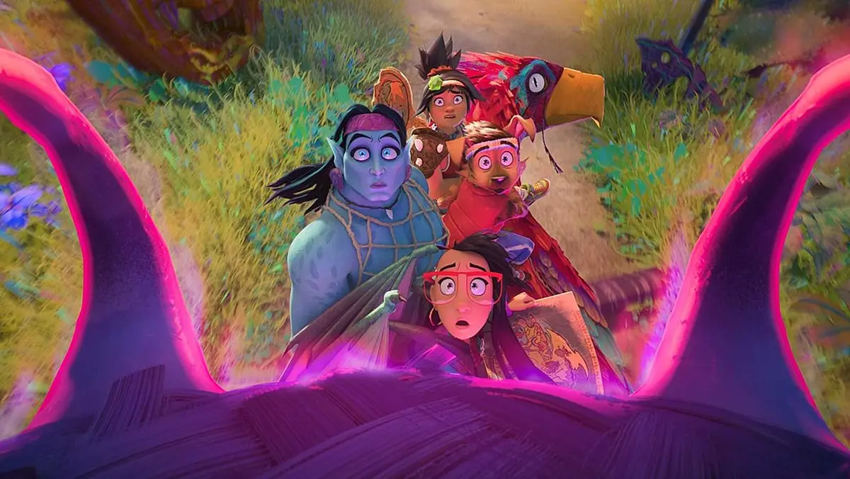 The Wild Pack looking up a demon from Forgotten Island.