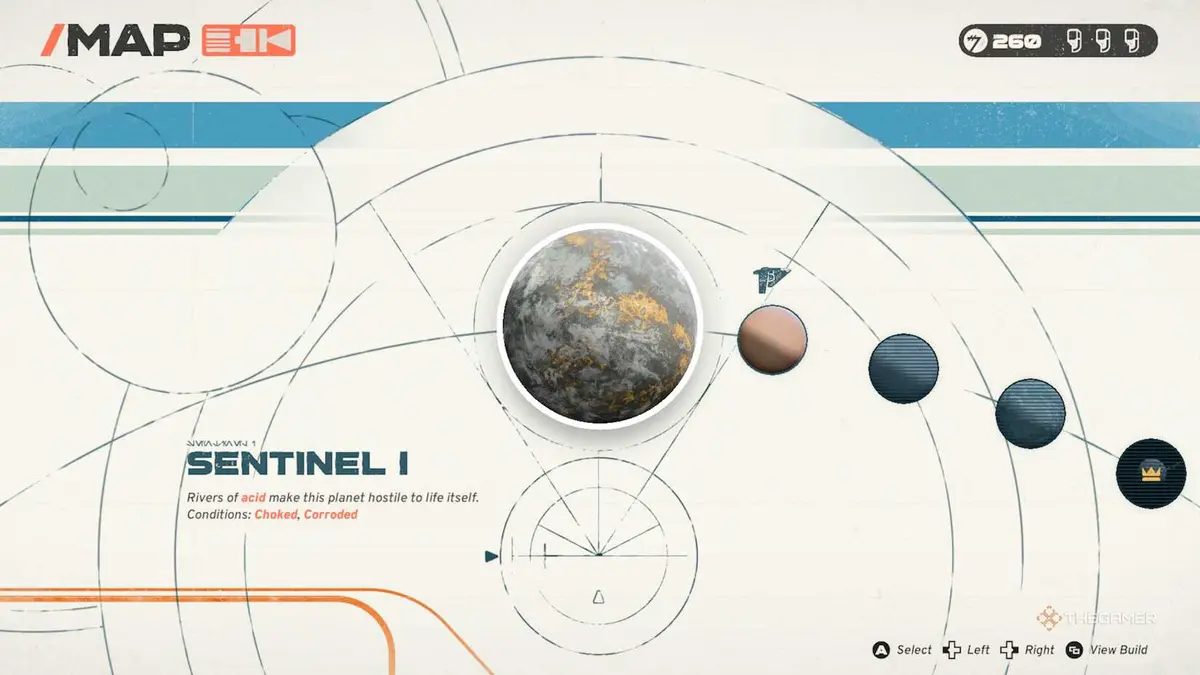 Galactic Racer Planet Map