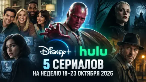 Disney+ и Hulu: 5 сериалов на неделю 19–23 октября 2026