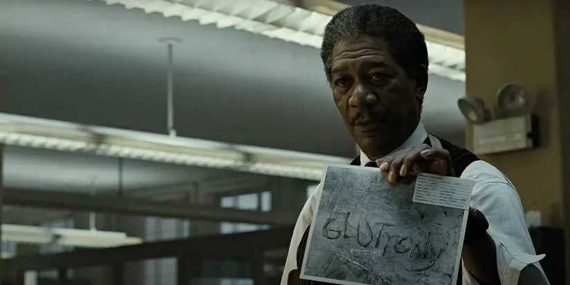 Morgan Freeman as William Somerset in Se7en