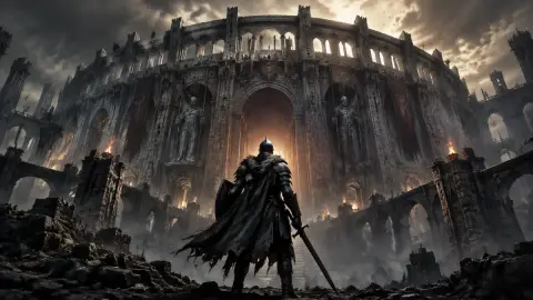 В файлах Dark Souls 2 нашли вырезанный гигантский колизей