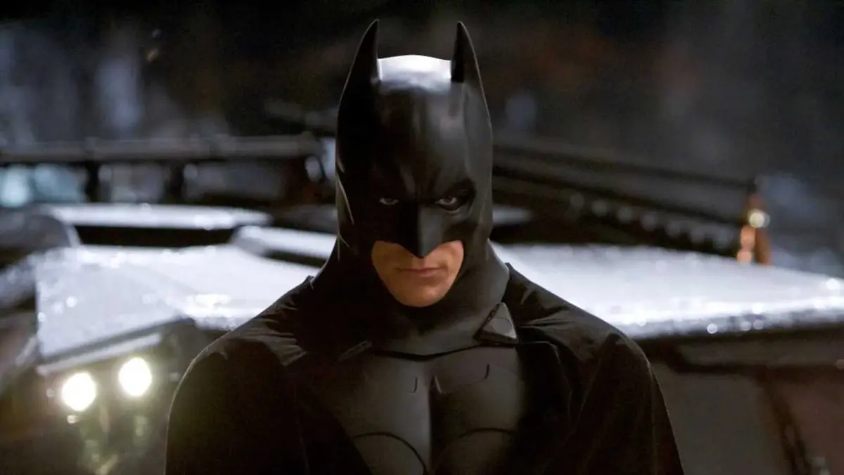 Christian Bale as Batman in Batman Begins