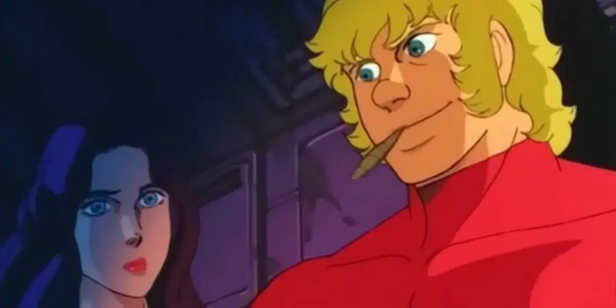 Jane Flowers and Cobra in Space Adventure Cobra.