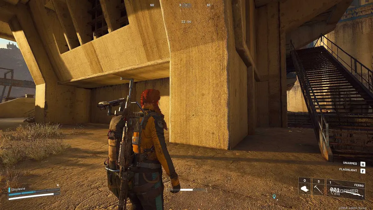 ARC Raiders Spaceport tag location south tower.