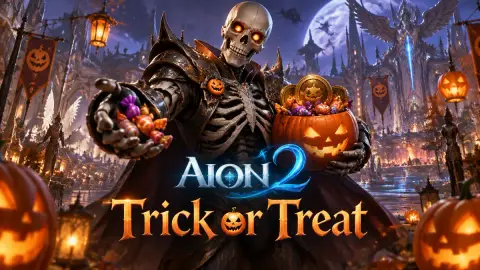 В AION 2 идёт хэллоуинский ивент Trick or Treat до 4 ноября