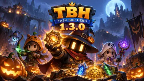 В TBH: Task Bar Hero вышло обновление 1.3.0 с реликвиями