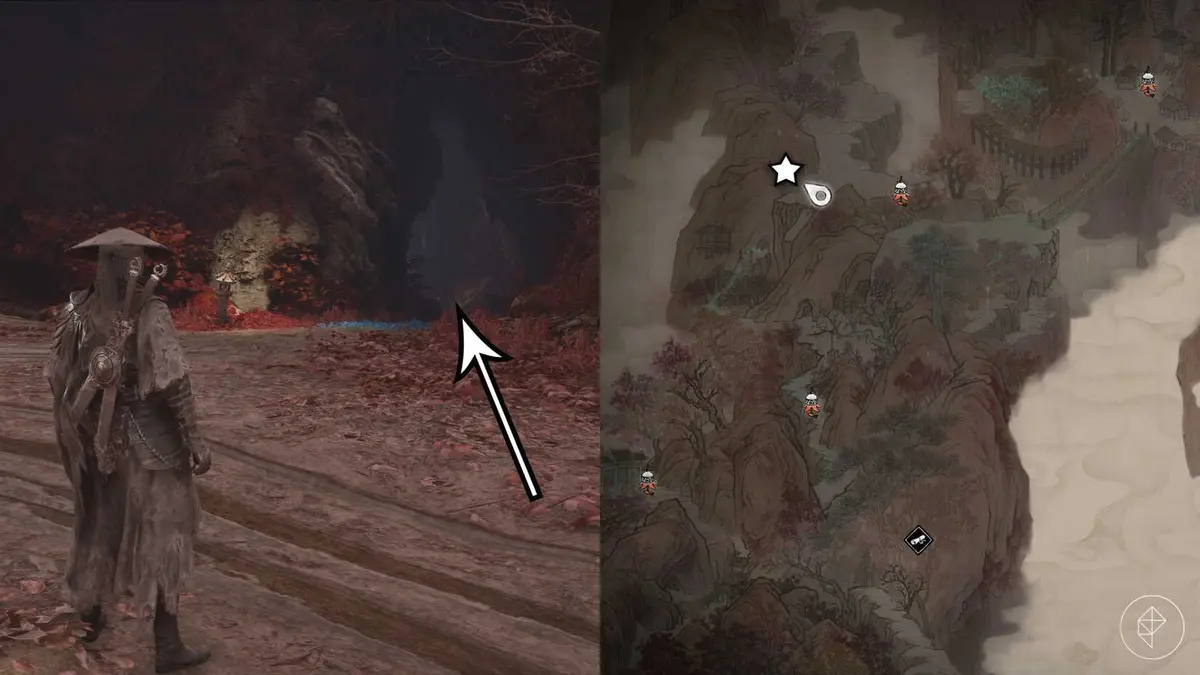 The first lost thief location during "A Healer's Mercy" in Phantom Blade Zero.