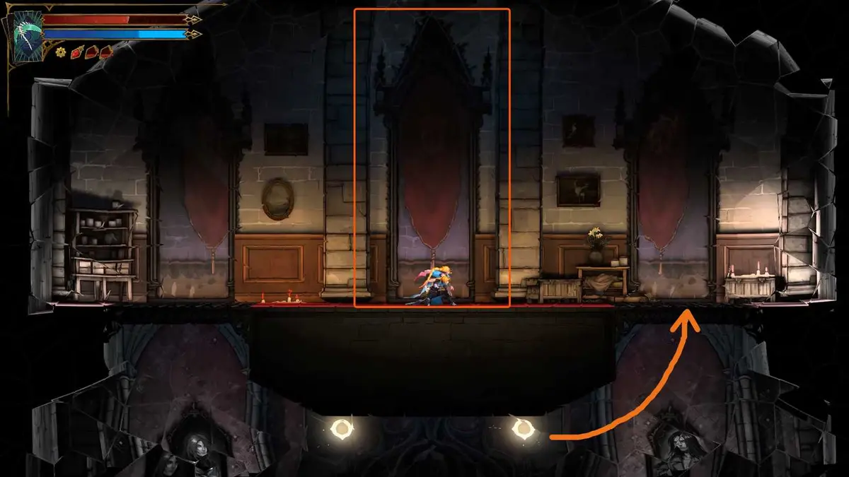 how to navigate hall of mirrors guide 21 in Castlevania Belmont's Curse