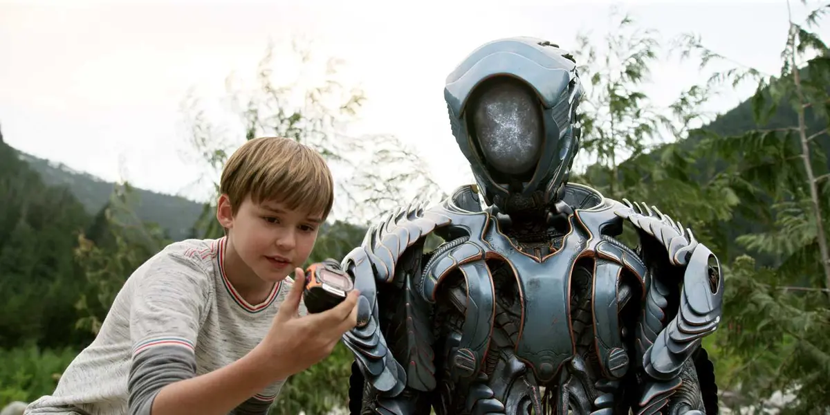 Will Robinson looking at something in Lost in Space