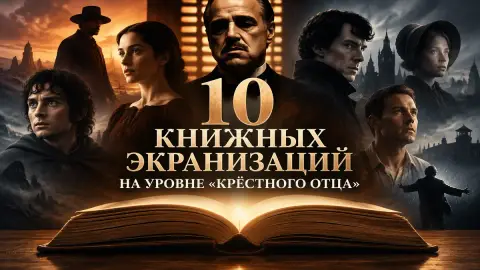10 книжных экранизаций на уровне «Крёстного отца»