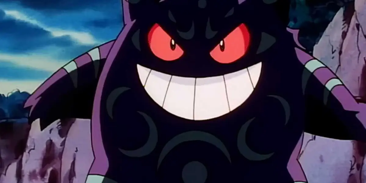 The giant gengar with strange markings.
