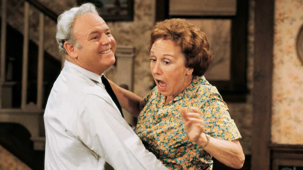 Archie and Edith in All in the Family